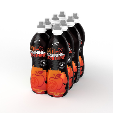 NO-X Arginine&Ornigine Pack - Blood Orange & Apple 8 x 600 ml
