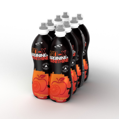 NO-X Arginine&Ornigine Pack - Blood Orange & Apple 8 x 600 ml