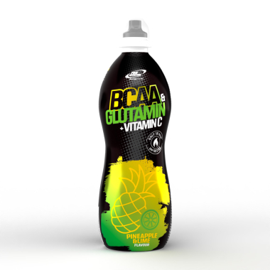 BCAA Glutamin + Vitamin C 600 ml Pineapple & Lime