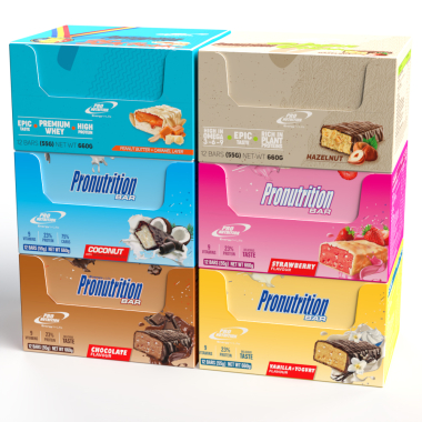 Pachet 6 cutii Mix de arome Pronutrition Bar