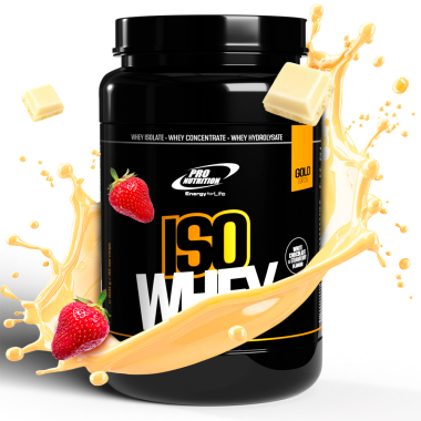 Iso Whey Gold White Chocolate Strawberry 900g