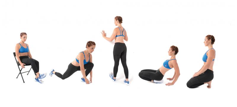 5 exerciții de stretching  esențiale pentru glezne